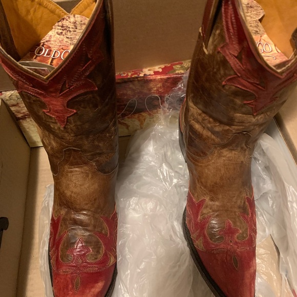 Old Gringo Western Boots Red Tan 7 - Picture 5 of 5